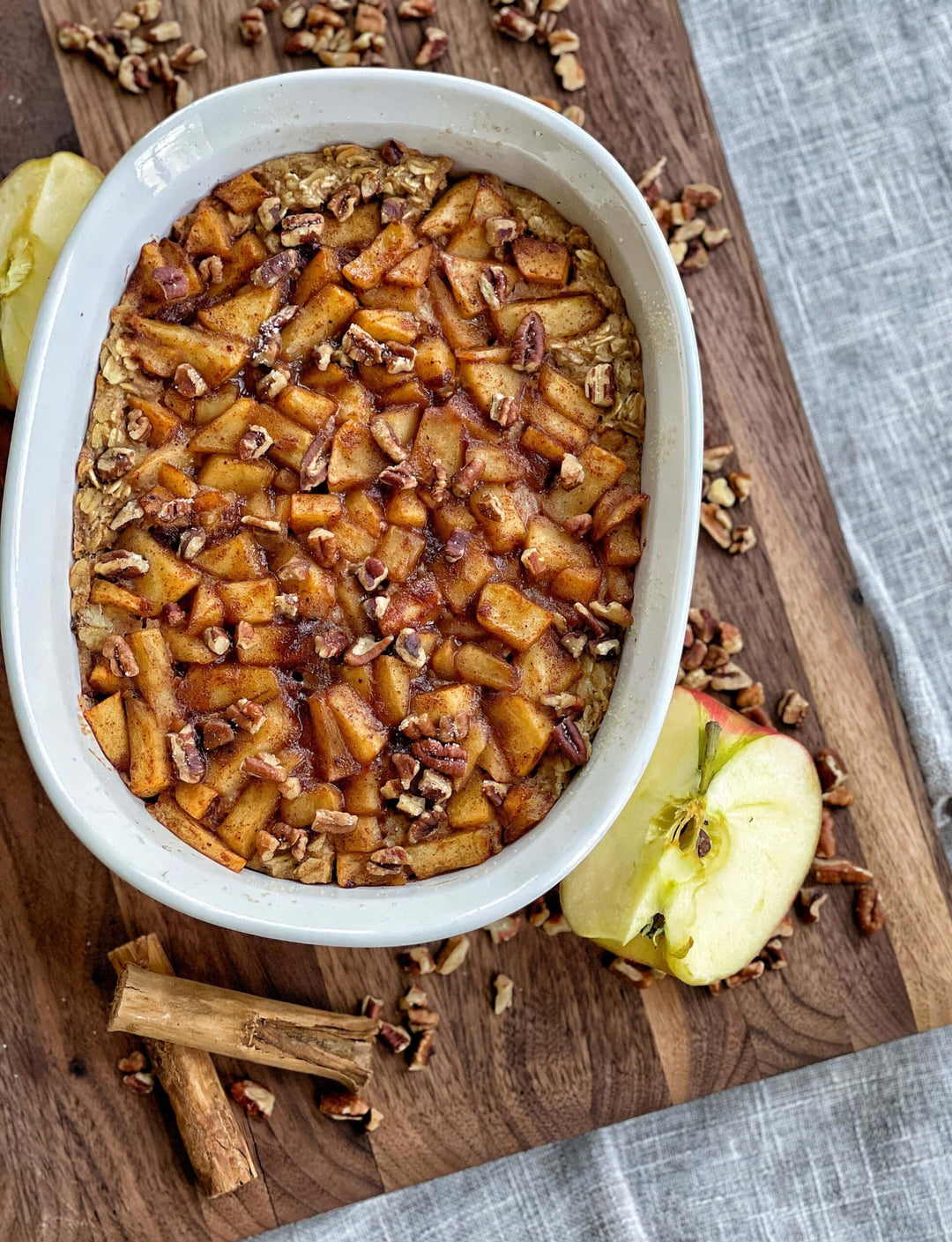 Apple Pecan Baked Oatmeal Recipe