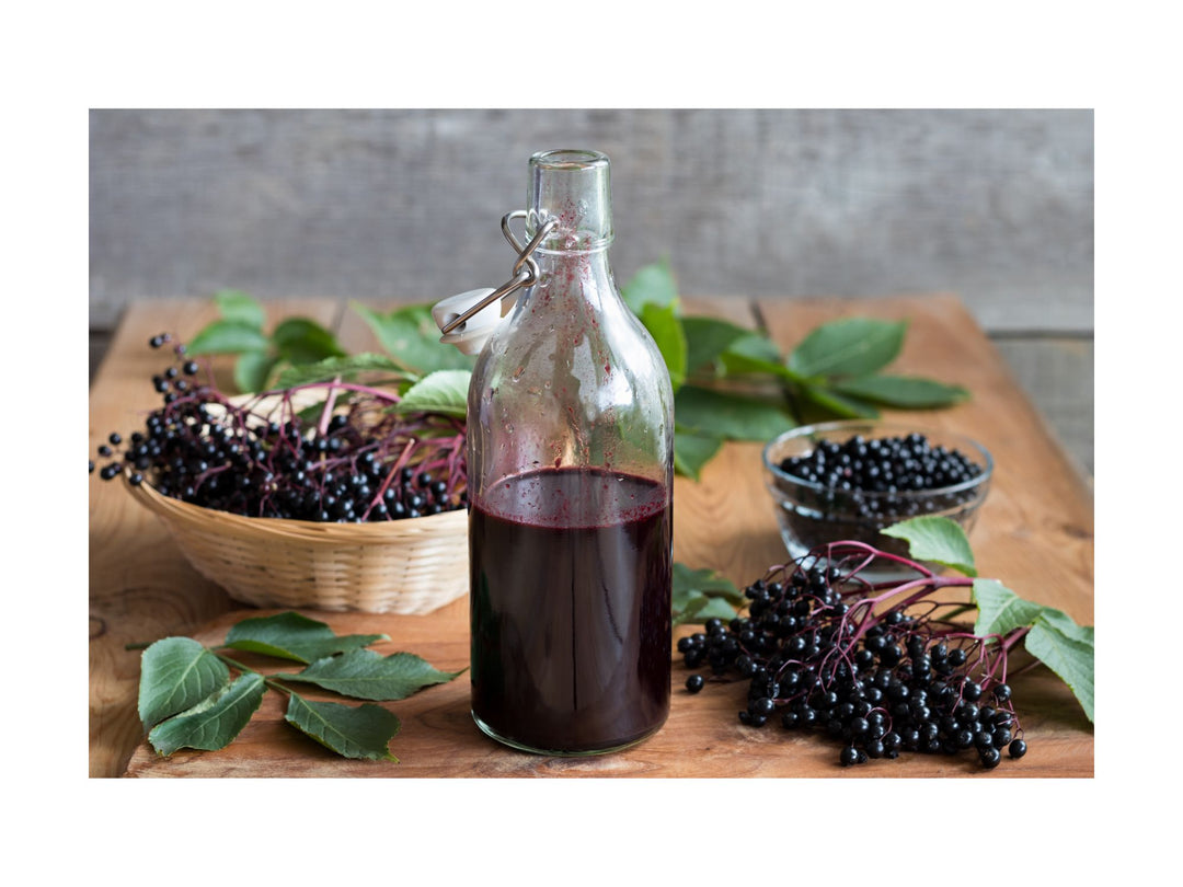 Sweetened Elderberry Syrup Recipe